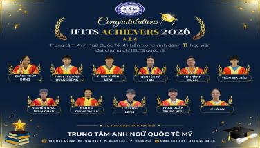VINH DANH HỌC VIÊN ĐẠT CHỨNG CHỈ IELTS 2026