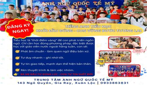 TIẾNG ANH TIỂU HỌC – KHỞI ĐẦU ĐÚNG, CON VỮNG BƯỚC TƯƠNG LAI