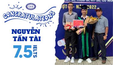NGUYỄN TẤN TÀI  IELTS 7.5