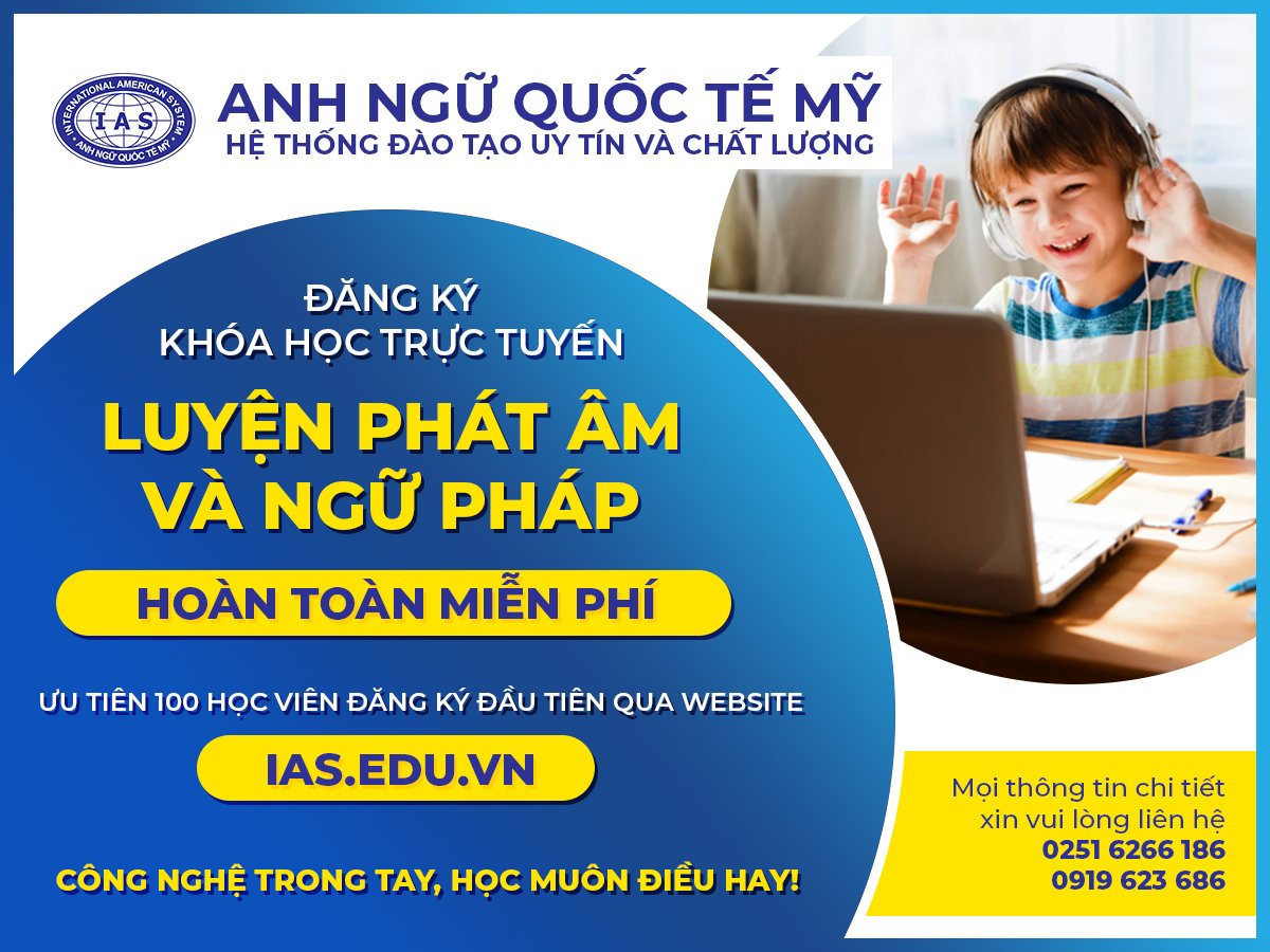 Khóa ngữ pháp và phát âm miễn phí