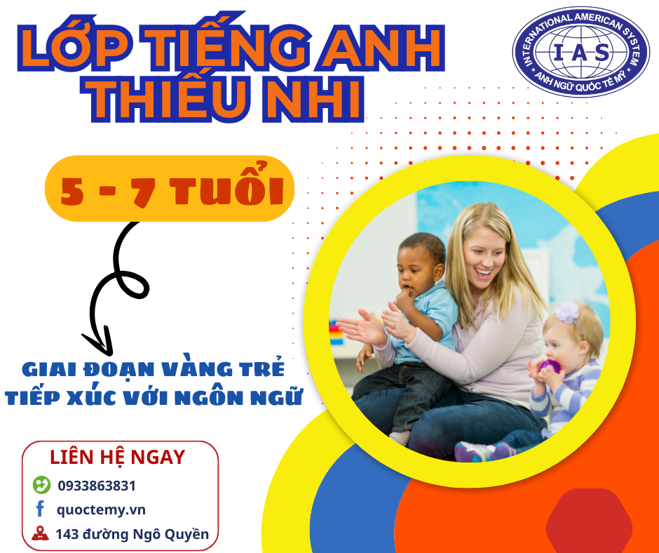 SẮP KHAI GIẢNG LỚP ANH VĂN THIẾU NHI