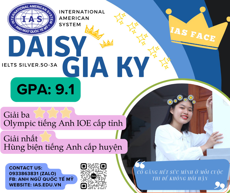 HỌC "BÁ" DAISY GIA KỲ