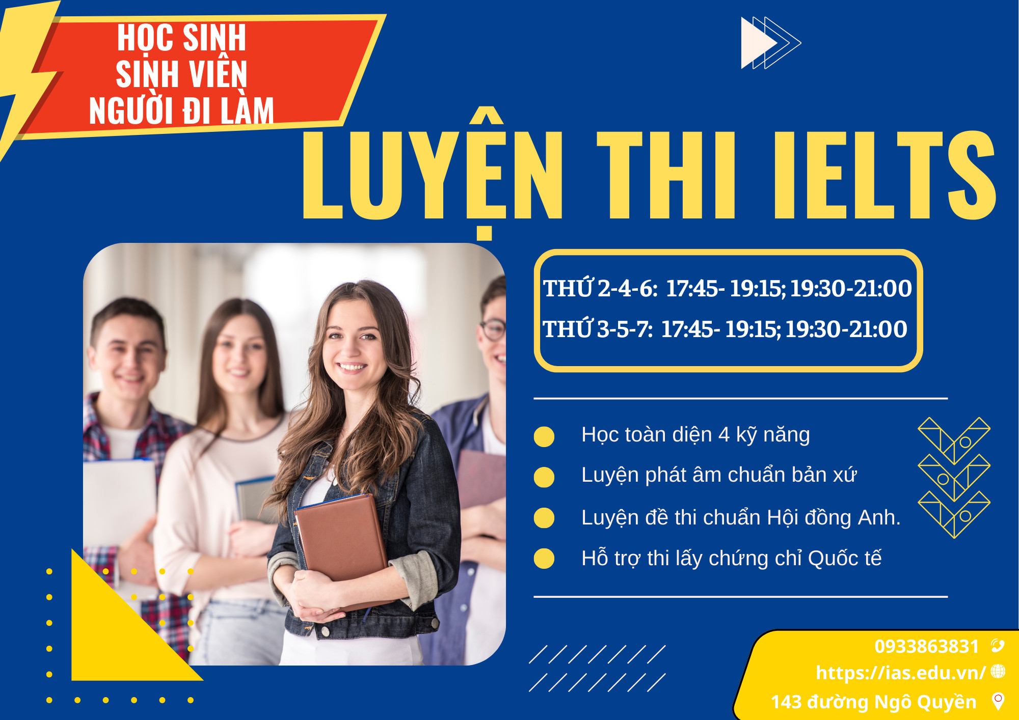 Luyện thi IELTS 8 - Senior Young Leaders