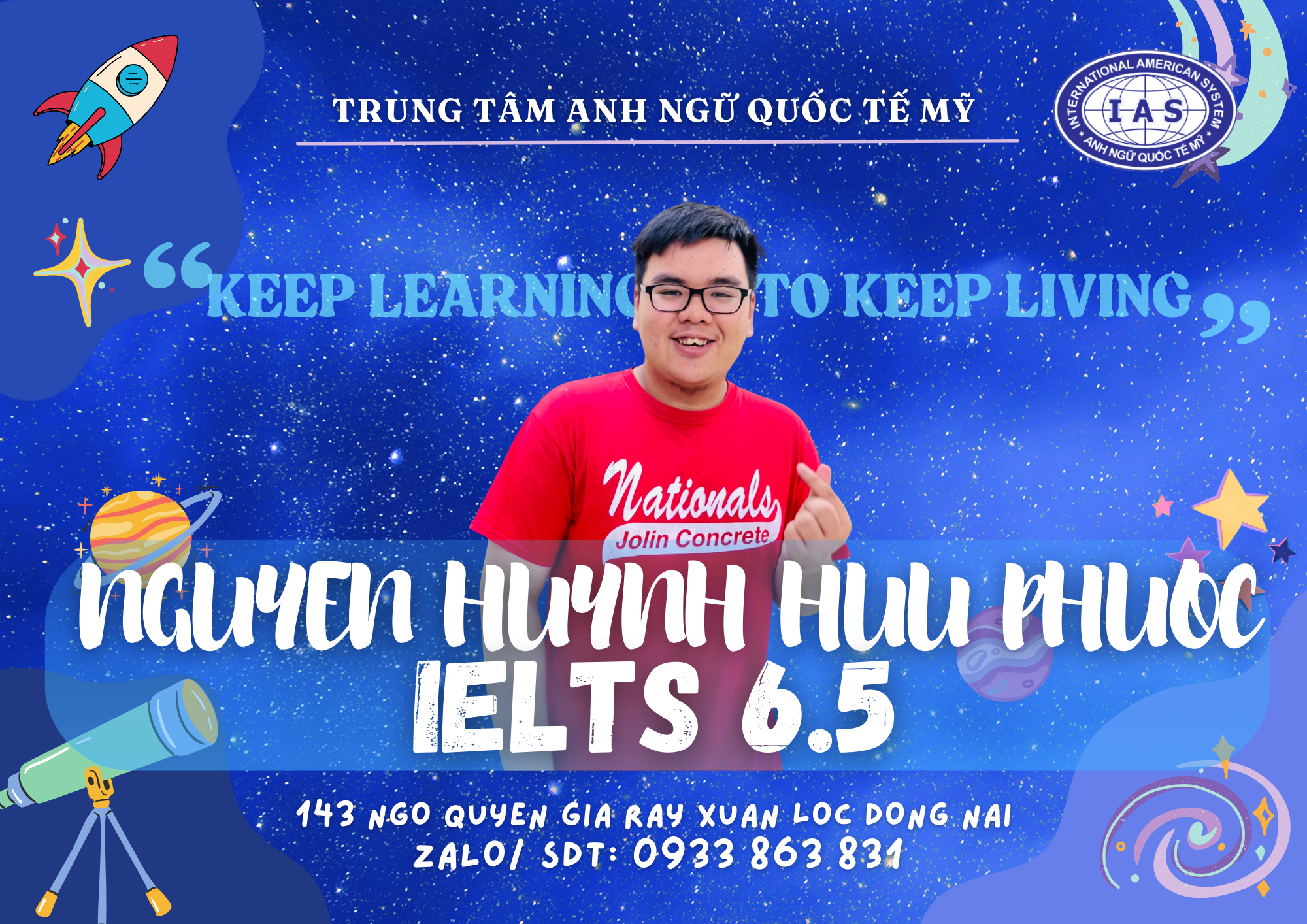 NGUYỄN HUỲNH HỮU PHƯỚC - IELTS 6.5