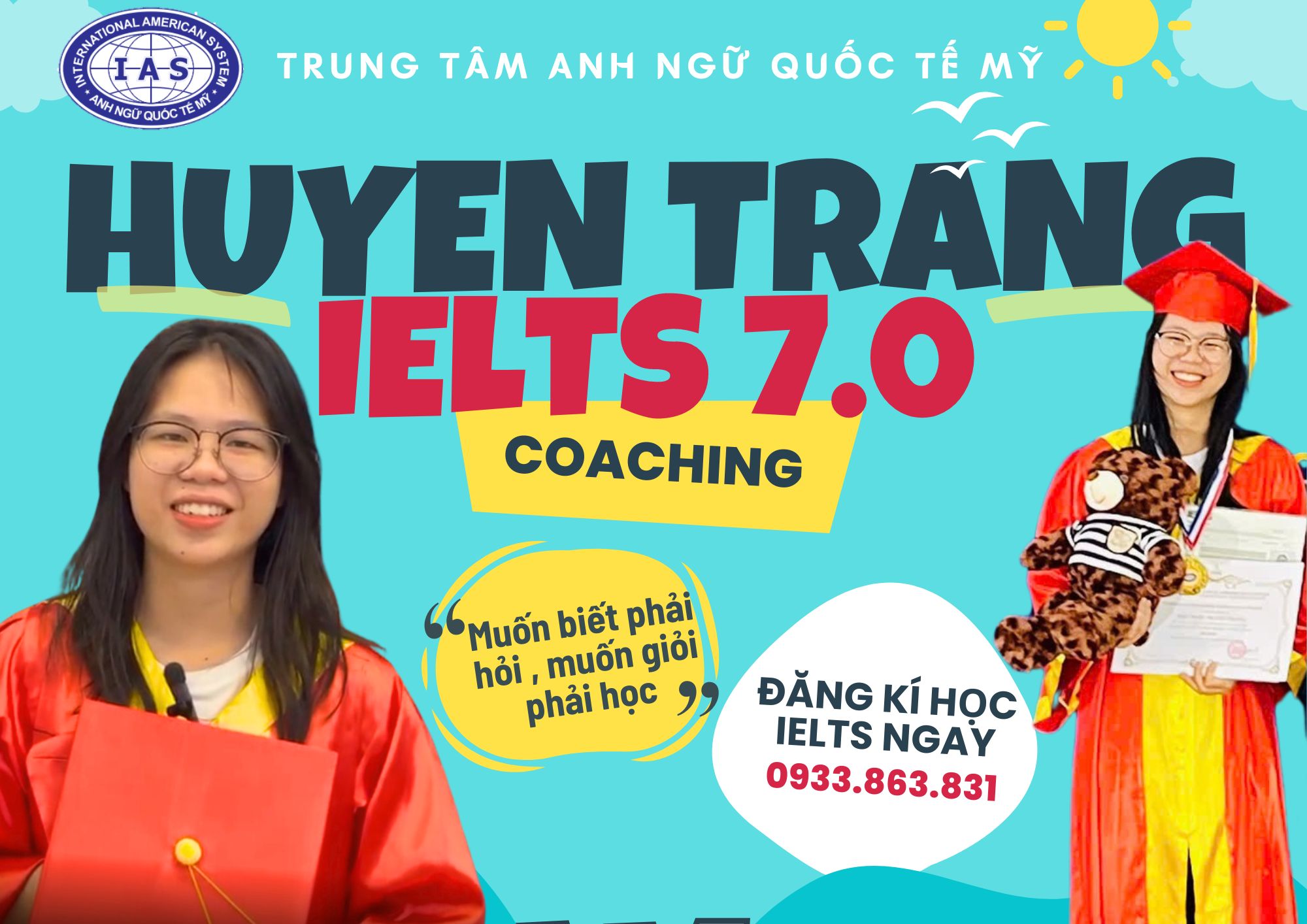 ĐẬU NGỌC HUYỀN TRANG - IELTS 7.0