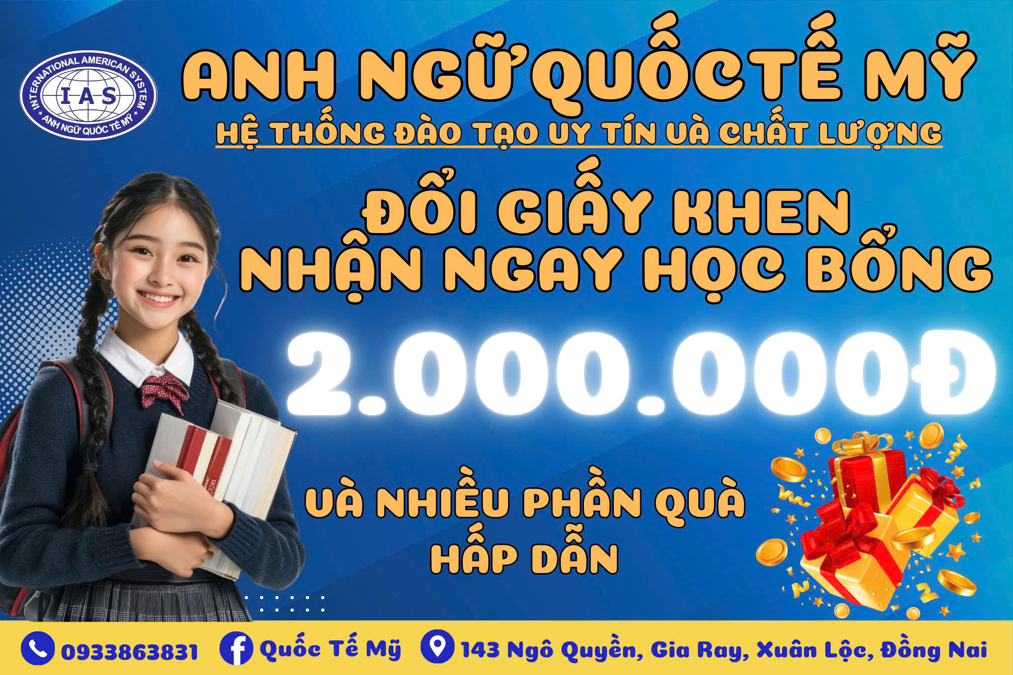 ĐỔI GIẤY KHEN-NHẬN NGAY HỌC BỔNG