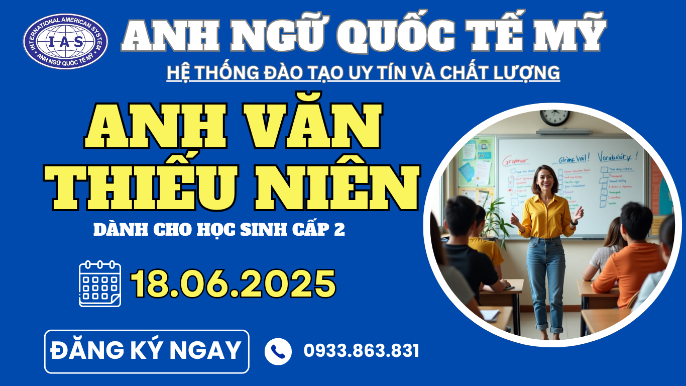 KHAI GIẢNG ANH VĂN THIẾU NIÊN